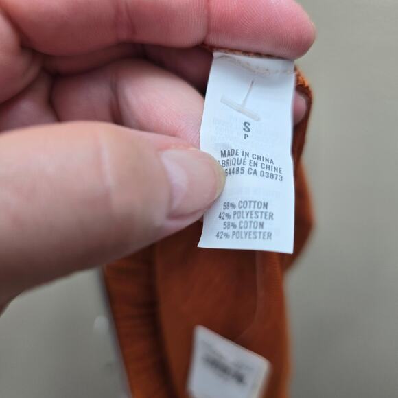 Aerie NWT Oversized Nomad Pants Pockets Elastic Waist Burnt Orange Size Small - Picture 6 of 7